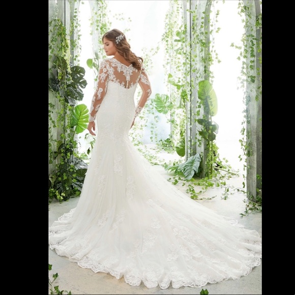 Mori Lee Madeline Gardner Paola Wedding Dress Style #3251 - Picture 2 of 10